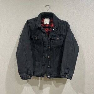 Thread & Supply black denim jacket - women’s M